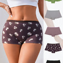 Pantalones Cortos De Boxeadora Con Impresion Digital Para Mujeres