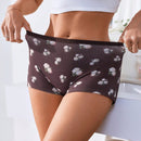 Pantalones Cortos De Boxeadora Con Impresion Digital Para Mujeres