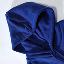 Essnce sudadera con capucha informal con cordon y estampa de letras, talla grande, para otono/invierno