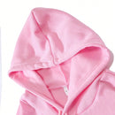 Essnce sudadera con capucha informal con cordon y estampa de letras, talla grande, para otono/invierno