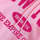 Essnce sudadera con capucha informal con cordon y estampa de letras, talla grande, para otono/invierno