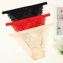 Tangas de encaje para mujer (paquete de 3)