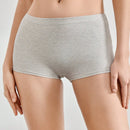 Leisure Shorts De Cuadros Simples, De Color Solido Y Comodos Para Mujer