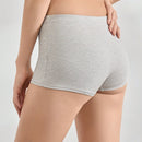 Leisure Shorts De Cuadros Simples, De Color Solido Y Comodos Para Mujer