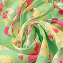WYWH Pantalones Cortos Verdes De Estilo De Vacaciones Con Cintura Cruzada Estampada Floral Y Acento De Estilo Campestre