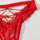 Tanga con tiras cruzadas para mujer