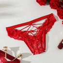 Tanga con tiras cruzadas para mujer