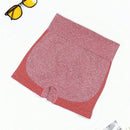 1 pieza de shorts de yoga rojos sin costuras con control de abdomen comodo y transpirable y elevacion de glu teos