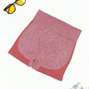 1 pieza de shorts de yoga rojos sin costuras con control de abdomen comodo y transpirable y elevacion de glu teos