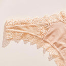4 piezas/set tanga sexy de encaje con cintura baja y transpirable con longitud de cordones