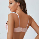 Sujetador con aro y copa B elegante y sexy con encaje y diseno push-up