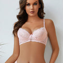 Sujetador con aro y copa B elegante y sexy con encaje y diseno push-up