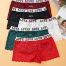 Pack de 5 panties de encaje para mujer con angulos planos