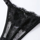 Lenceria De Tanga De Encaje Floral