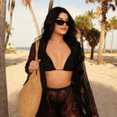 SXY Shorts de mujer transparente