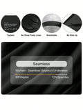 NEW 2 piezas Bragas sin costuras de cintura alta para mujer, comodas y con efecto moldeador en el Body