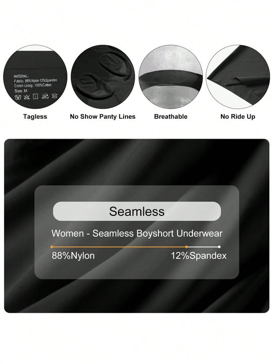 NEW 2 piezas Bragas sin costuras de cintura alta para mujer, comodas y con efecto moldeador en el Body