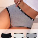 Conjunto De Shorts De Boxeador Comodos Con Cinturilla Con Letras Impresas