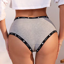 Conjunto De Shorts De Boxeador Comodos Con Cinturilla Con Letras Impresas