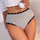 Conjunto De Shorts De Boxeador Comodos Con Cinturilla Con Letras Impresas