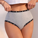 Conjunto De Shorts De Boxeador Comodos Con Cinturilla Con Letras Impresas