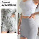 DAZY Pantalones de seguridad anti-verguenza de area triangular con encaje de malla