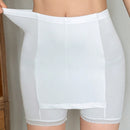 DAZY Vestido de encaje de remiendo de triangulo con pantalones cortos de seguridad anti-reflejo/anti-vaciado