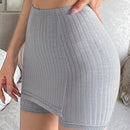 DAZY Pantalones de seguridad anti-verguenza de area triangular con encaje de malla