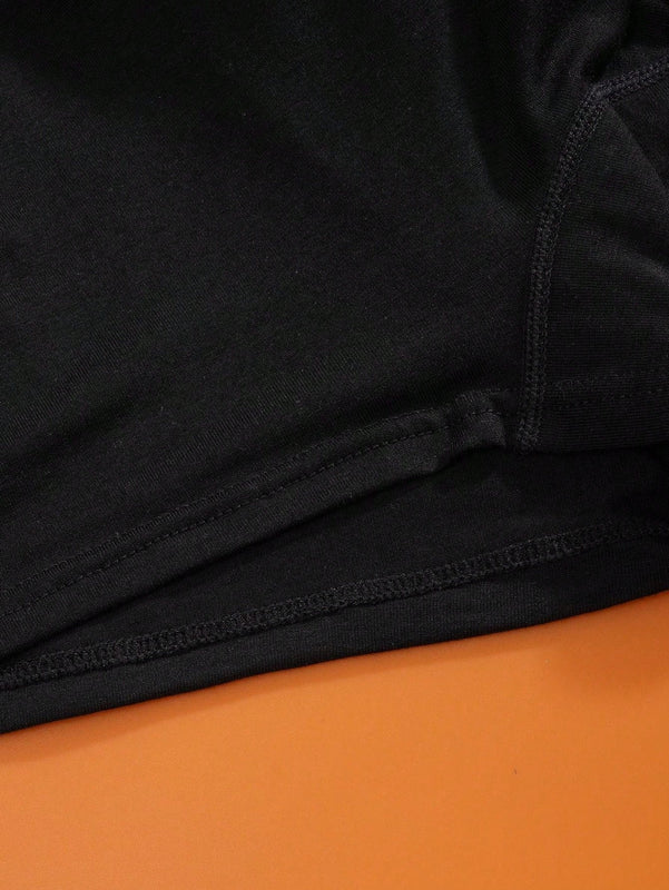 Pack de 3 Calzoncillos cortos deportivos elasticos para hombres con diseno de la letra del alfabeto en la banda de la cintura, comodos y transpirables