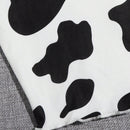 EZwear Top de tirantes corto con estampado de vaca y lechuga