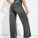 EZwear Jeans para mujeres, de corte recto, con un ajuste holgado y bolsillos