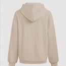 Lune sudadera con capucha texturizada para mujer