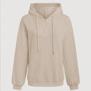 Lune sudadera con capucha texturizada para mujer