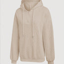 Lune sudadera con capucha texturizada para mujer