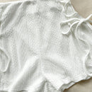 WYWH Shorts Con Cordon Lateral Y Textura