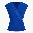 MOTF PREMIUM Blusa Con Cuello Sobrepelliz Y Detalle De Perlas Para Mujer