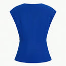 MOTF PREMIUM Blusa Con Cuello Sobrepelliz Y Detalle De Perlas Para Mujer
