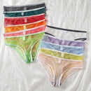 Conjunto de 11 piezas de Bragas para mujeres de malla Sexy, Dulces, Lindas y Transpirables en forma de triangulo