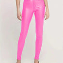 Unity Pantalones Largos De Mujer De Color Solido Ajustados