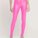 Unity Pantalones Largos De Mujer De Color Solido Ajustados