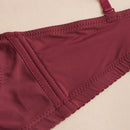 NEW 1 pieza Sujetador sexy y encantador con push-up, correas antideslizantes y ganchos de triple  para mujer