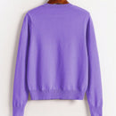 Essnce cardigan suelto y casual de mujer de un solo abotonado, de color liso, manga larga, para otono/invierno