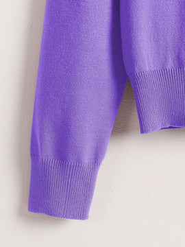 Essnce cardigan suelto y casual de mujer de un solo abotonado, de color liso, manga larga, para otono/invierno