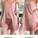 DAZY Pantalones cortos de seguridad antivacio de doble capa para mujeres con area triangular y borde de encaje