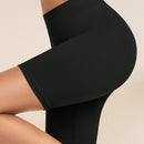 2 paquetes pantalones cortos de ciclista anchos de cintura solida sxy, para mujer debajo del vestido, bragas de ciclista lisas sin costuras y sin roces para mujeres