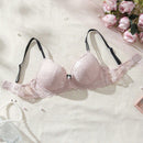 Sujetador sexy de encaje con aro para lenceria femenina