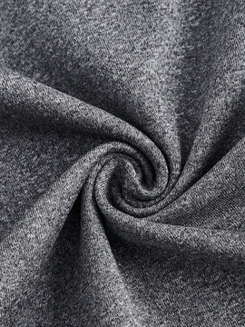 Slayr Pantalones largos informales de moda callejera para mujer con ajuste cenido, bolsillos traseros y aberturas en el dobladillo, color gris