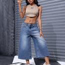 EZwear Atuendo diario elegante para mujeres con pantalones anchos