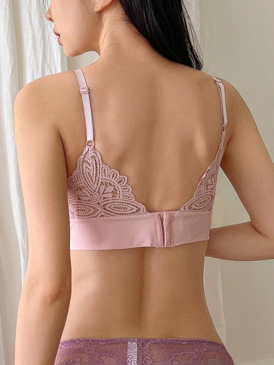 DAZY Romantico sujetador de encaje de malla fina