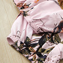 VCAY Mujeres Pantalones largos elegantes con cinturilla elastica y estampado floral para vacaciones